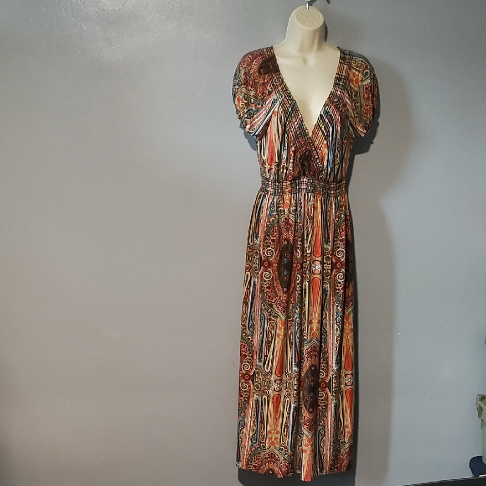 Sapogee Women's Bohemian Print Maxi Dress